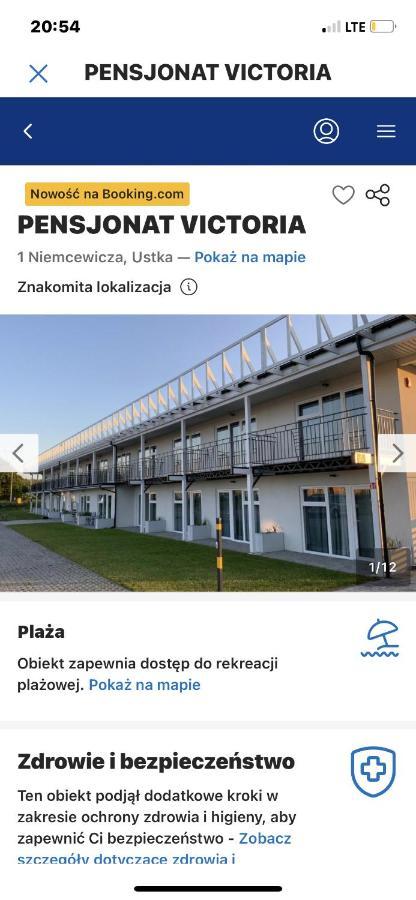 Pensjonat Victoria Устка Екстериор снимка